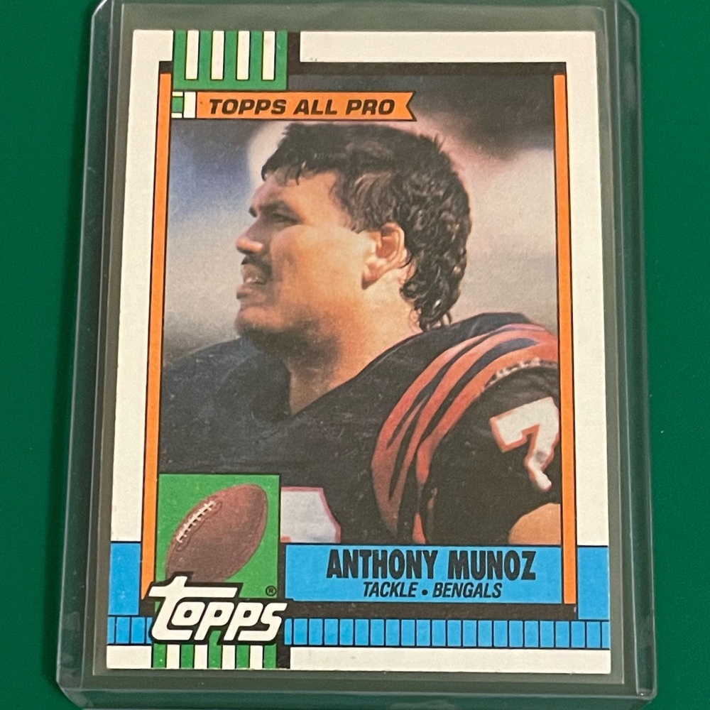 Anthony Munoz #278 [All-Pro] 1990 Topps Football Trading Card